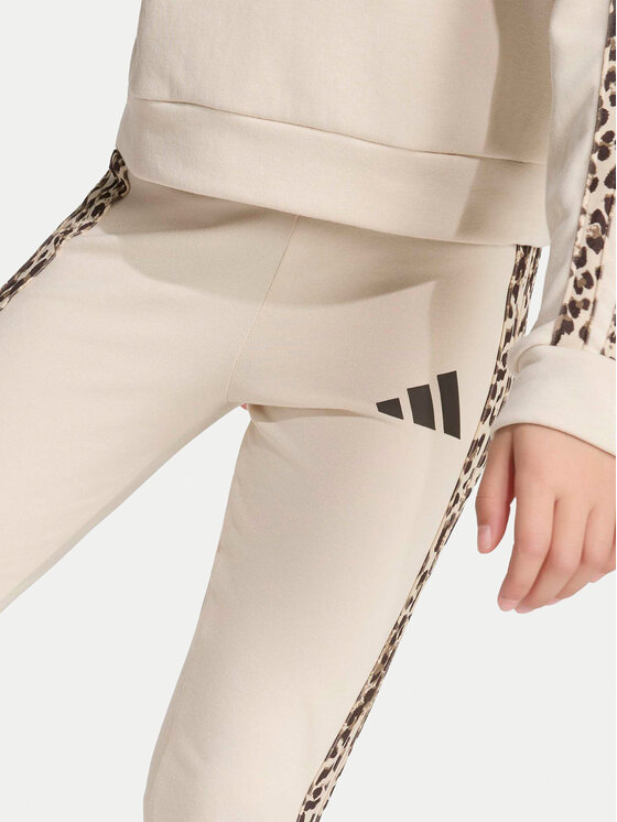 adidas adidas Komplet jopica in legice Animal Leggings Set KC7210 Bež Regular Fit