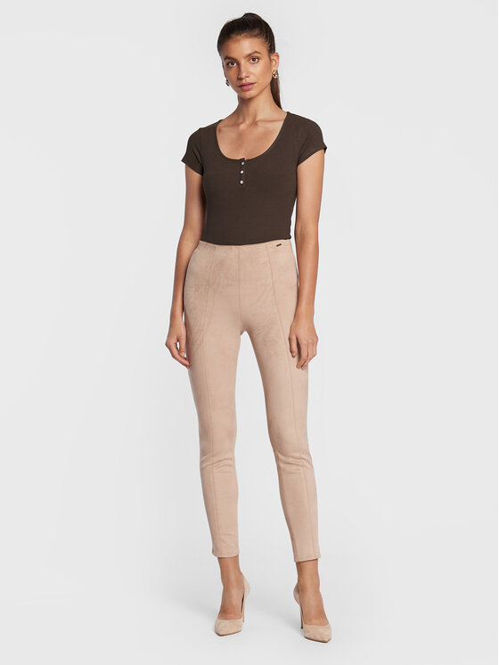Blusa Karlee Jewel W2YP24 KBCO2 Marrone Slim Fit