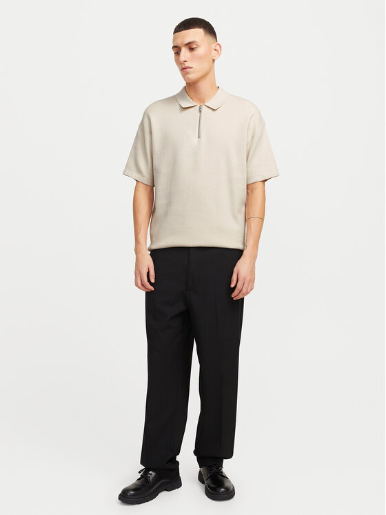 Jack&Jones Jack&Jones Polo majica Troy 12269617 Bež Relaxed Fit