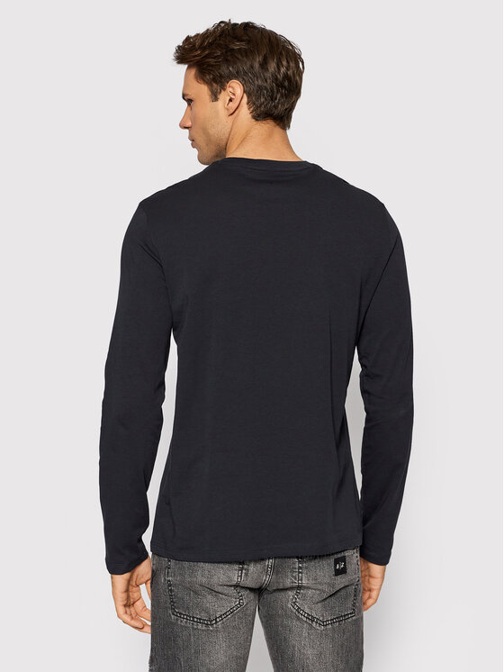 Armani Exchange Armani Exchange Longsleeve 8NZTCH Z8H4Z 1510 Granatowy Slim Fit