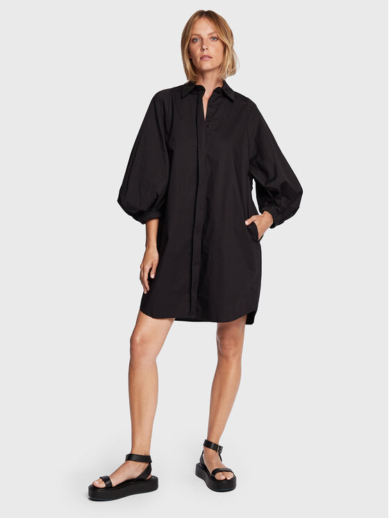 Vestito chemisier GPP23478VE Nero Regular Fit