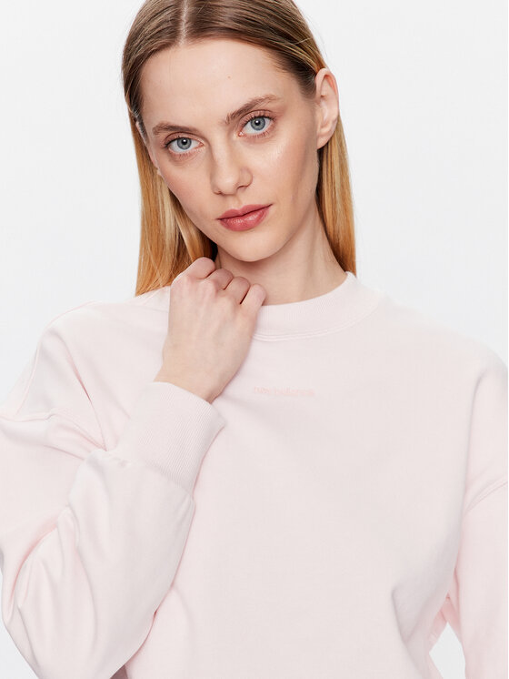 New Balance New Balance Bluza Athletics Nature WT23555 Różowy Relaxed Fit