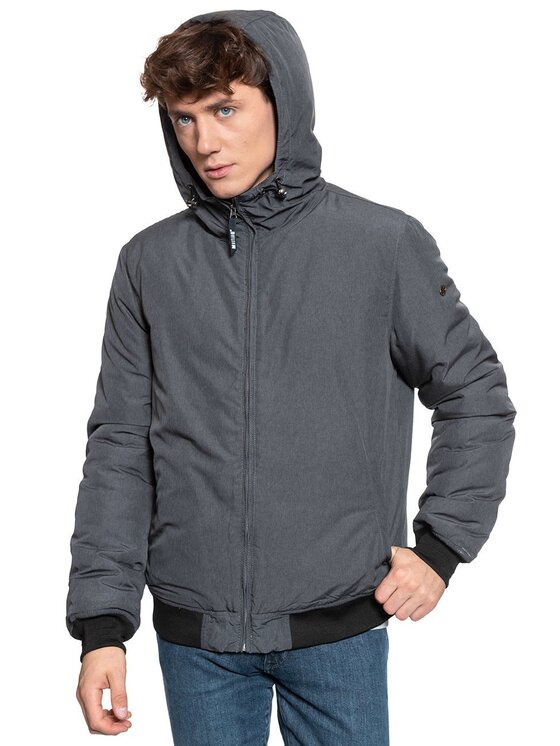 Mustang Mustang Kurtka przejściowa DANIEL H BLOUSON Szary Regular Fit