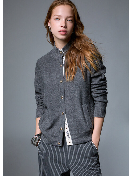 Liu Jo Liu Jo Felpa TF6155MA22SD3031 Grigio Regular Fit