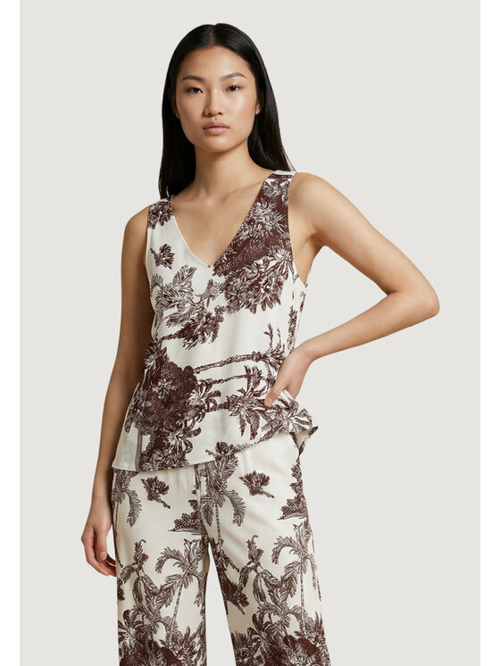 Artigli Artigli Canottiera FANTASIA Beige Casual Fit