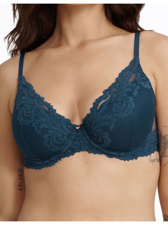 Esotiq Esotiq Biustonosz push-up 40858-69X Niebieski