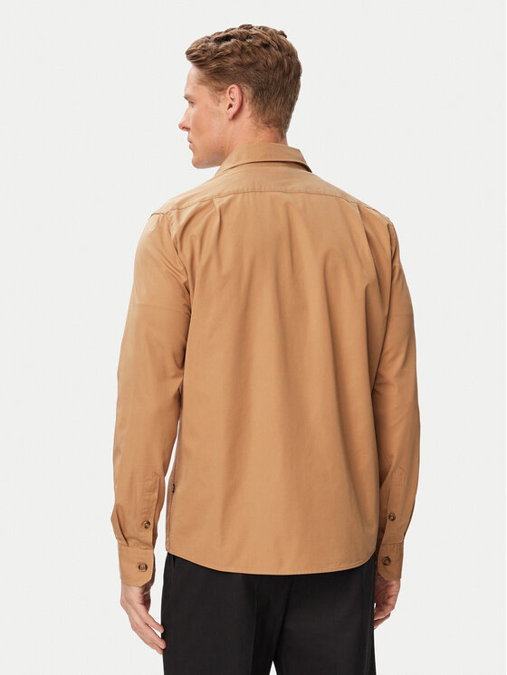 BOSS BOSS Košulja H-Rob-Sp-2P-263 50567050 Tamno bež Regular Fit