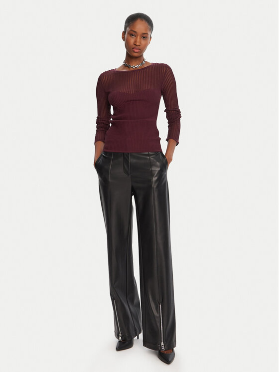Patrizia Pepe Patrizia Pepe Džemper 8K0305/K143-M536 Tamnocrvena Regular Fit