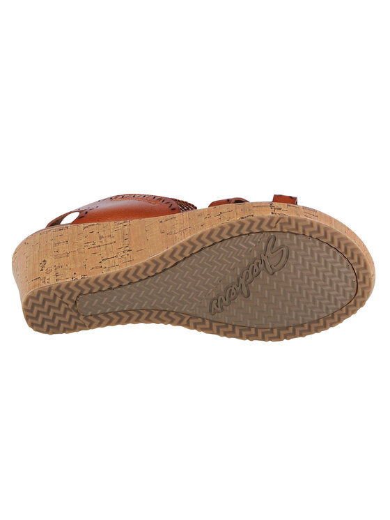 Skechers Skechers Sandały Skechers Beverlee - Boho Glow Brązowy