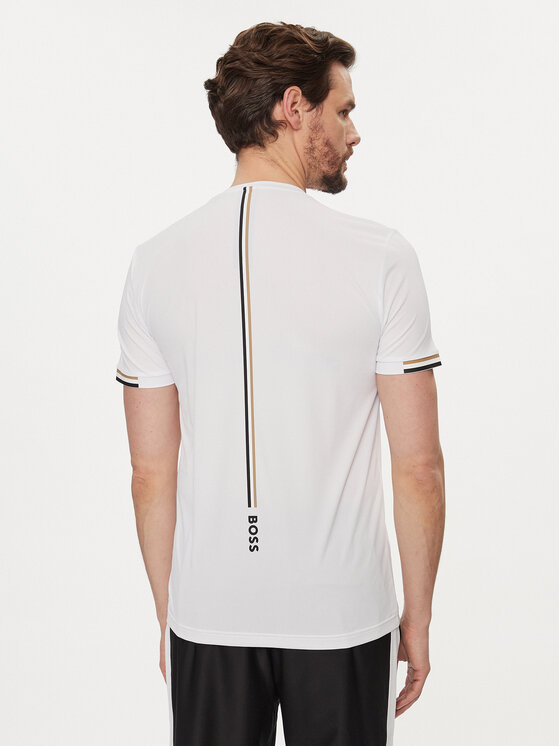 BOSS Boss T-särk MB 50506348 Valge Regular Fit