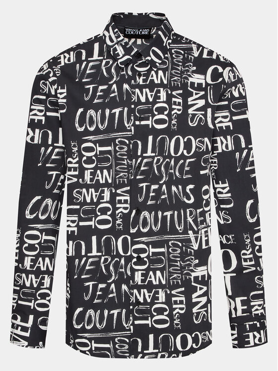 Chemise versace discount noir et or