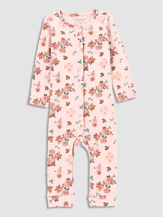 Coccodrillo Coccodrillo Бебешки гащеризон със стъпала ZC3404102USG Розов