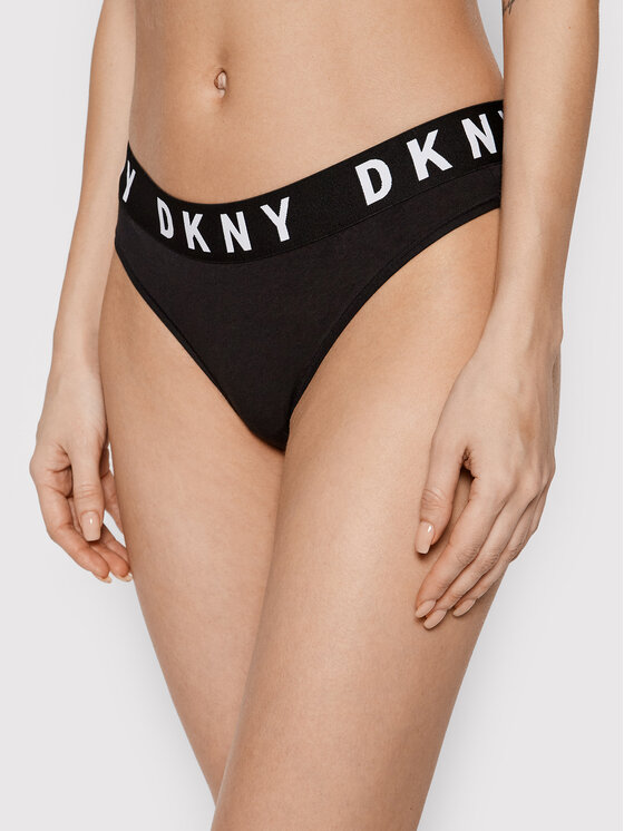 Női Tanga DKNY, Méret: S, Fekete, DK4529