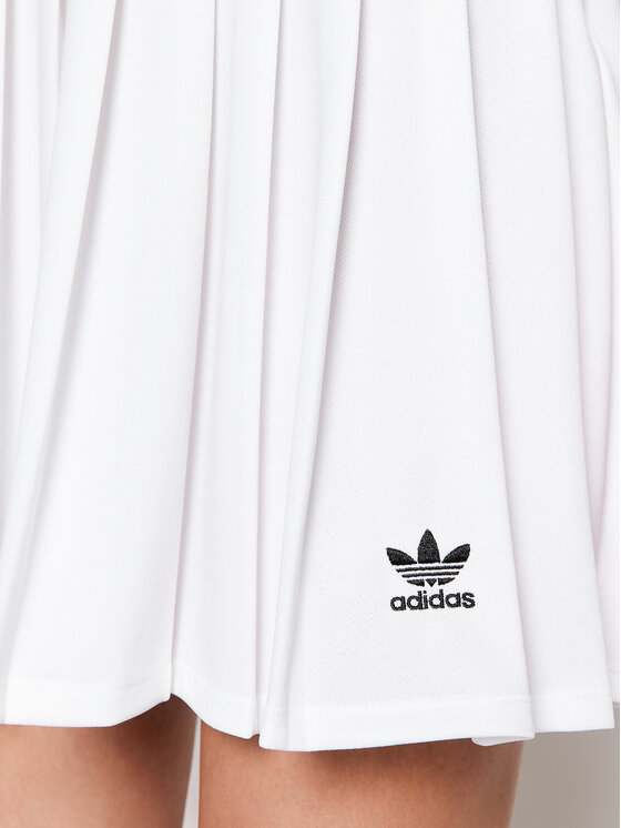 adidas adidas Faltenrock HG6305 Weiß Regular Fit