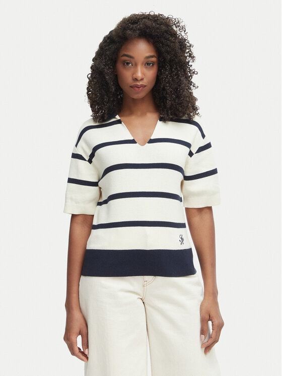 Tommy Hilfiger Tommy Hilfiger Megztinis WW0WW45400 Smėlio Regular Fit