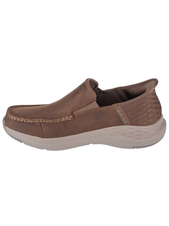 Skechers Skechers Półbuty Slip-Ins Parson - Oswin Brązowy