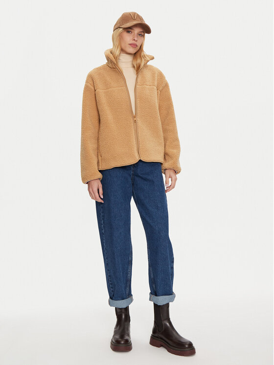 Tommy Hilfiger Tommy Hilfiger Bunda pro přechodné období WW0WW43223 Béžová Loose Fit