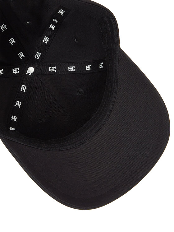 Tommy Hilfiger Tommy Hilfiger Kapa s šiltom Elevated Chic Cap AW0AW17128 Črna