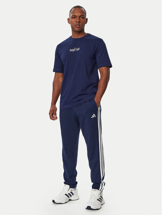 adidas adidas Spodnie dresowe Essentials 3-Stripes French Terry KY4197 Niebieski Regular Fit