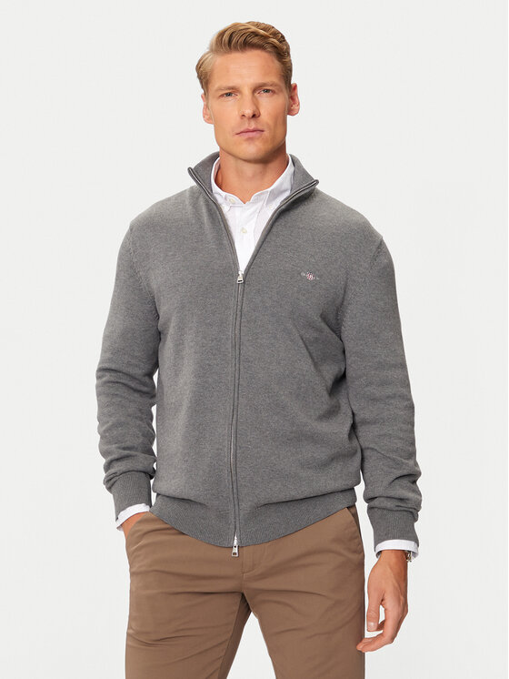 Gant Gant Pullover 8030164 Grau Regular Fit