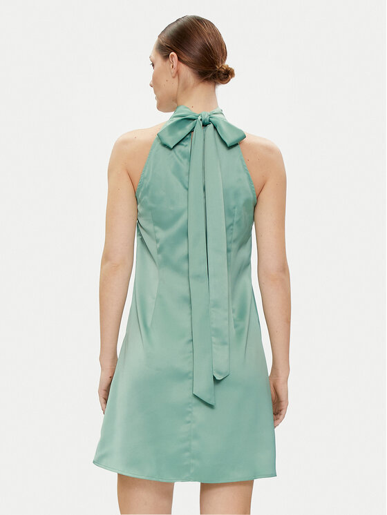 YAS YAS Cocktail obleka Dottea 26032326 Zelena Slim Fit