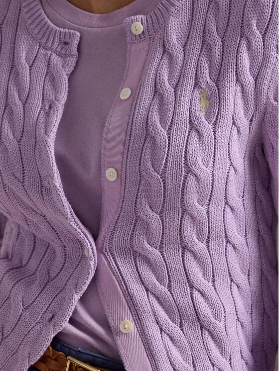 Polo Ralph Lauren Polo Ralph Lauren Кардиган 211971868506 Виолетов Regular Fit