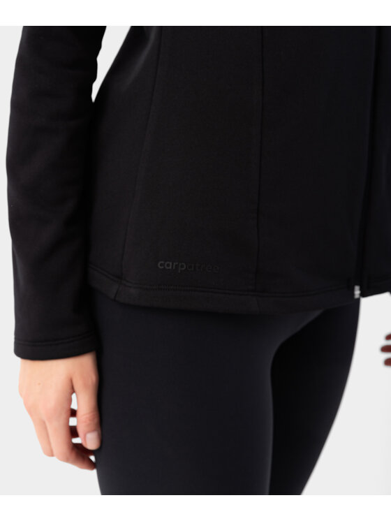 Carpatree Carpatree Bluza Aspen hoodie Czarny Fitted Fit