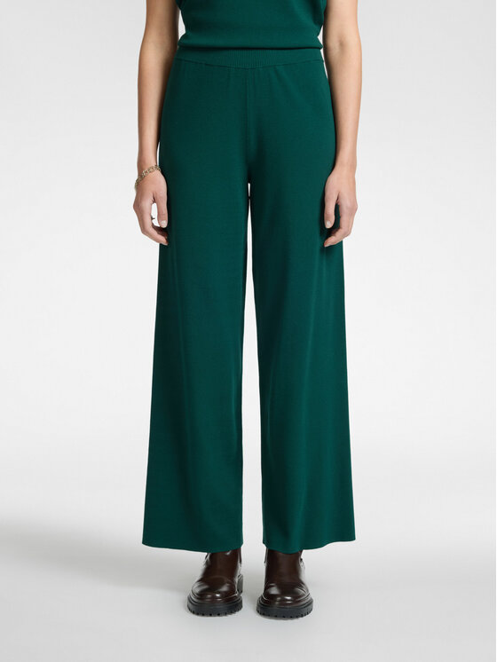 Elena Mirò Elena Mirò Pantaloni di tessuto P618Z000118N035 Verde Regular Fit