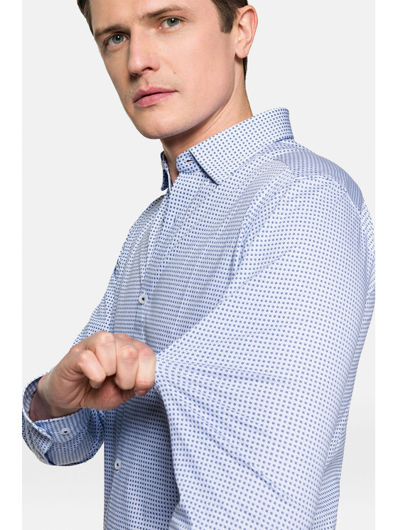 Lancerto Lancerto Koszula Torey KO073222000030 Niebieski Slim Fit