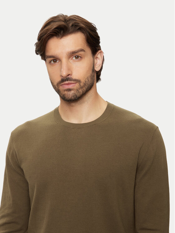 United Colors Of Benetton United Colors Of Benetton Pulover 10CVU1N60 Rjava Regular Fit