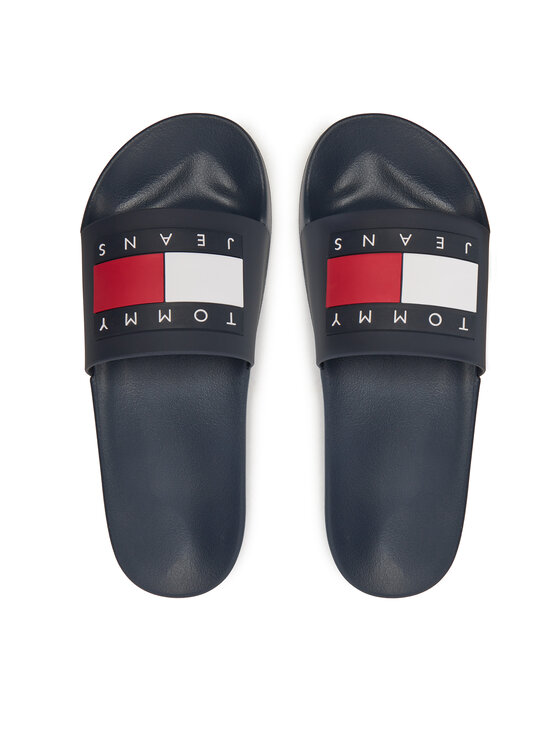 Tommy Jeans Tommy Jeans Šľapky Pool Slide Ess EM0EM01191 Tmavomodrá