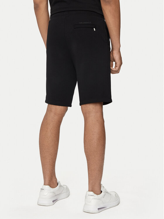 KARL LAGERFELD KARL LAGERFELD Sportske kratke hlače 705889 Crna Regular Fit