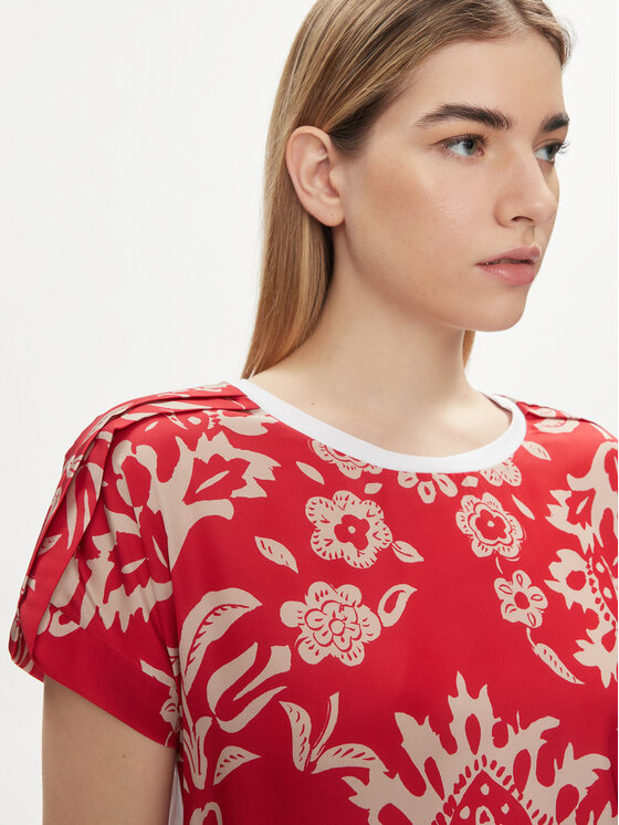Liu Jo Liu Jo Bluse MA4116 J7821 Rot Regular Fit
