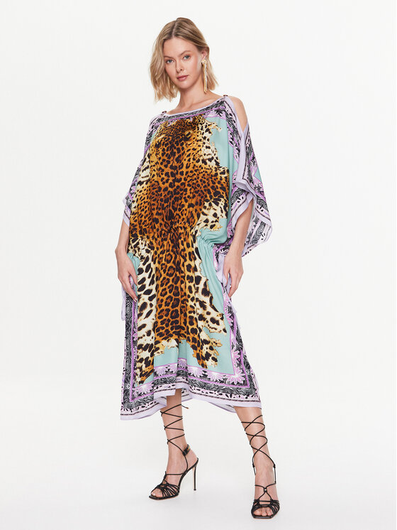 Just Cavalli Rochie de vară 74PBL2A1 Colorat Relaxed Fit 74PBL2A1 imagine noua