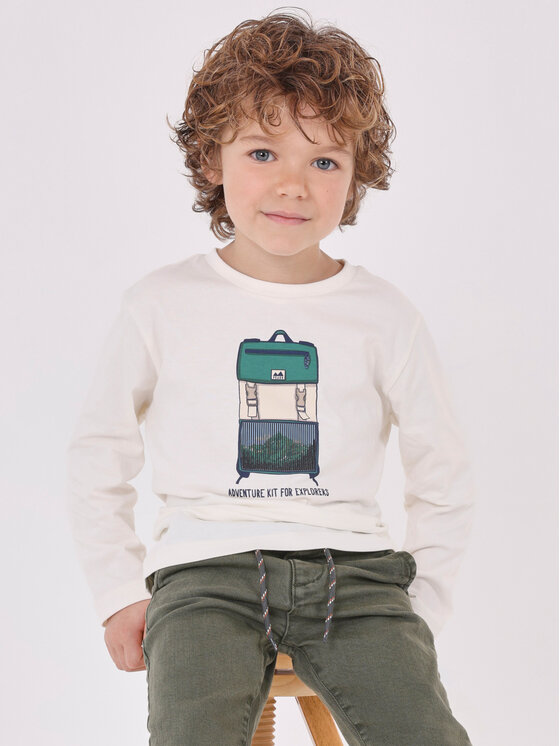Mayoral Mayoral Majica 4.028 Écru Regular Fit