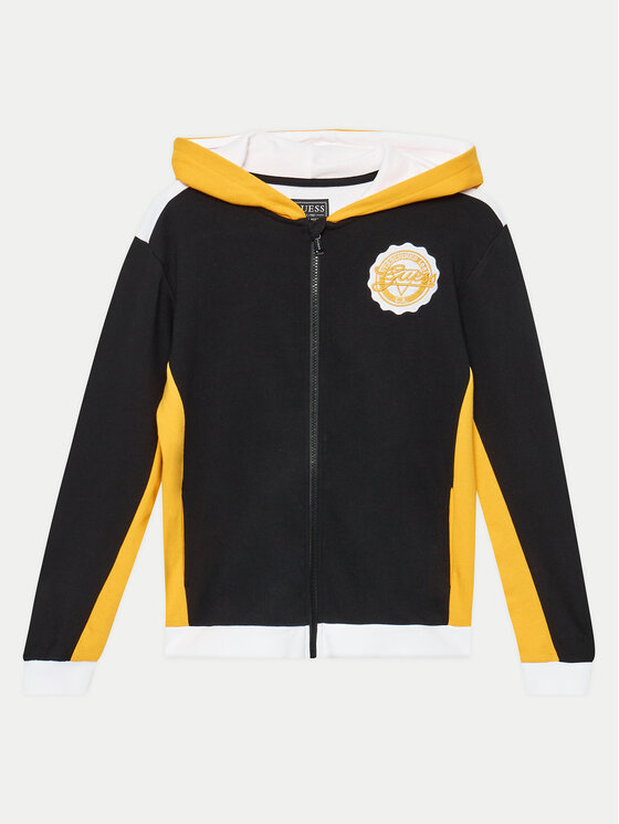 Guess Guess Μπλούζα L4YQ03 KA6R4 Μαύρο Regular Fit
