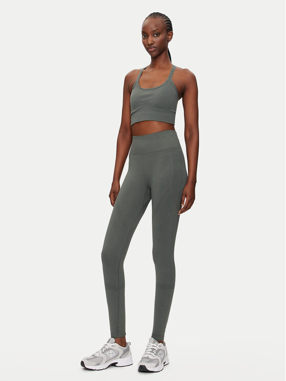 Athlecia Athlecia Biustonosz sportowy Foan V2 W Seamless EA243347 Zielony