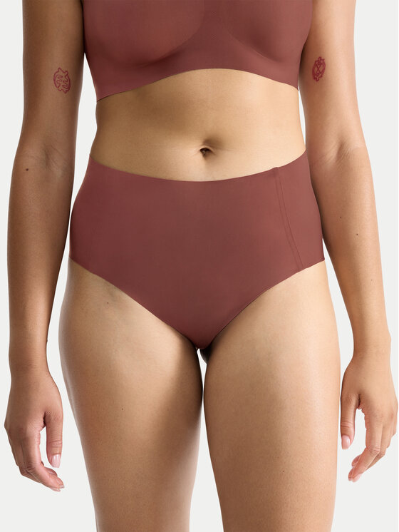 Sloggi Sloggi Klassischer Damenslip mit hoher Taille Zero Feel 10217759 Braun