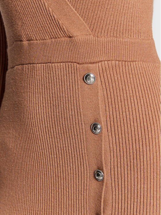 Guess Guess Плетена рокля Alexandra W2BK39 Z2V42 Кафяв Regular Fit