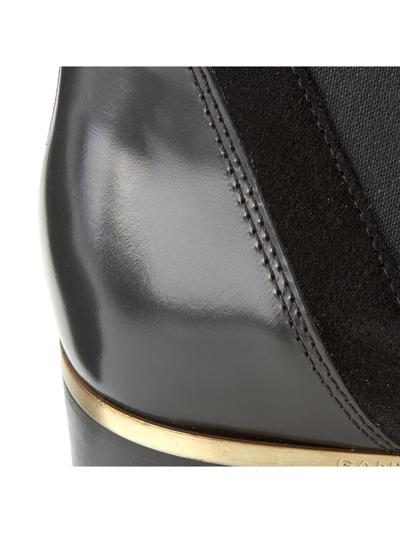 Gant Gant Členková obuv s elastickým prvkom Lisa 13541432 Čierna