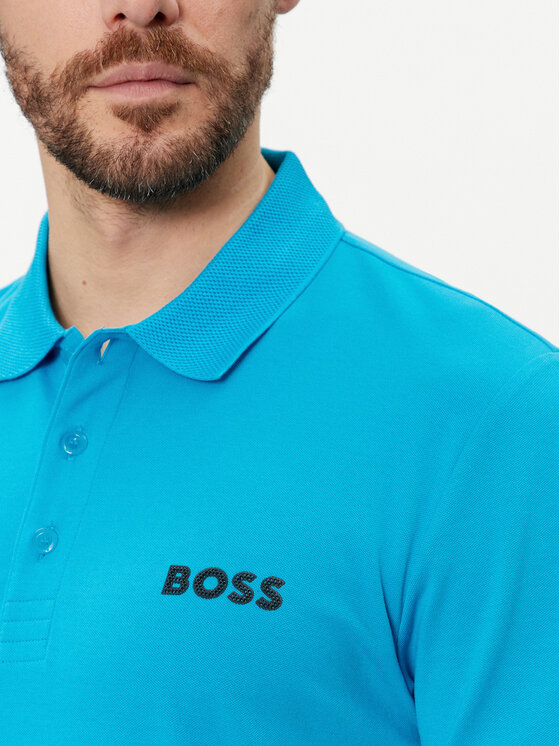 BOSS Boss Polo majica Paule 50512789 Modra Slim Fit