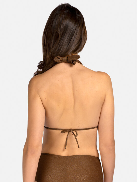 Miss Lou Miss Lou Góra od bikini G-LG1-BR Brązowy