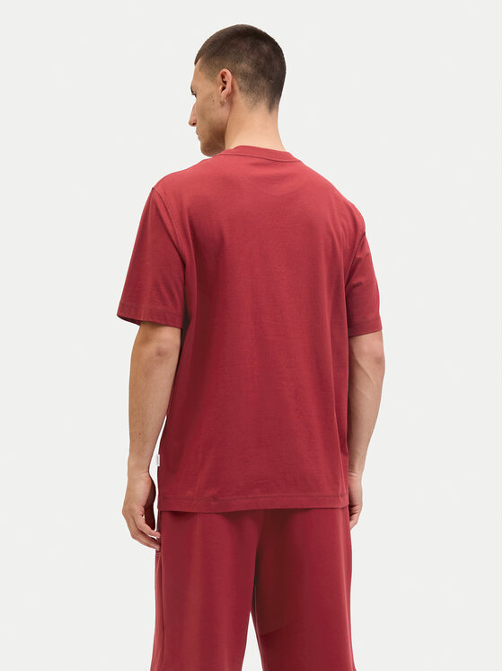 Jack&Jones Jack&Jones Majica Norrebro 12282892 Rdeča Relaxed Fit