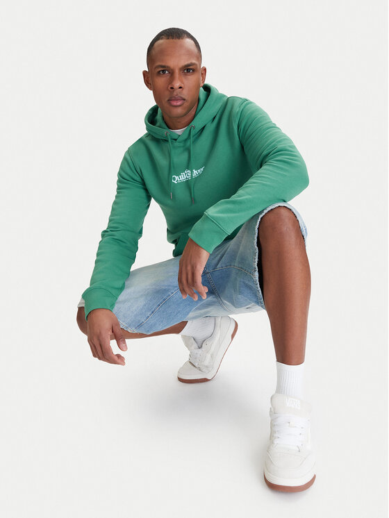 Quiksilver Quiksilver Bluza Fineline EQYFT05198 Zielony Regular Fit