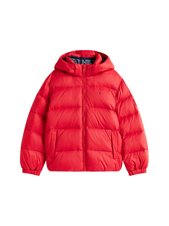 Tommy Hilfiger Tommy Hilfiger Vatovaná bunda Essential KB0KB10091 D Červená Regular Fit