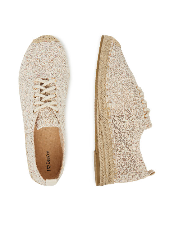DeeZee DeeZee Espadrilles 3H33549-1 Beige