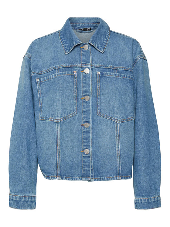 Vero Moda Vero Moda Kurtka jeansowa Josie 10294181 Niebieski Relaxed Fit