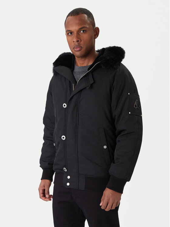 Moose Knuckles Moose Knuckles Bunda bomber Strathmore M33MB027S Černá