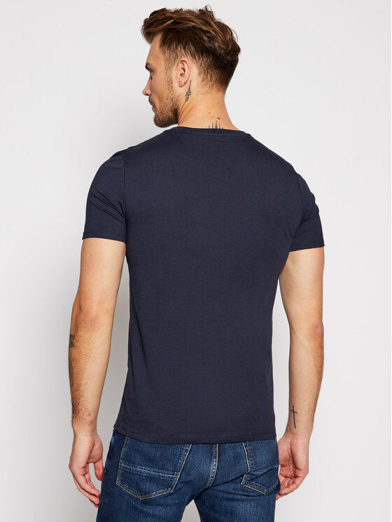 Guess Guess Tričko Orginal M0BI71 I3Z11 Tmavomodrá Slim Fit