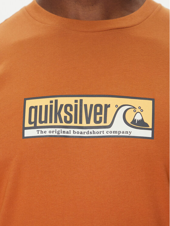 Quiksilver Quiksilver Tričko EQYZT08040 Hnedá Regular Fit
